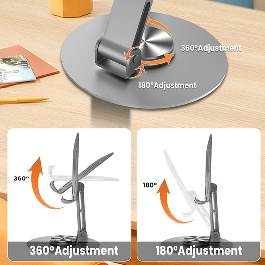 Aluminium 360  Rotatable Phone/Tablet Stand