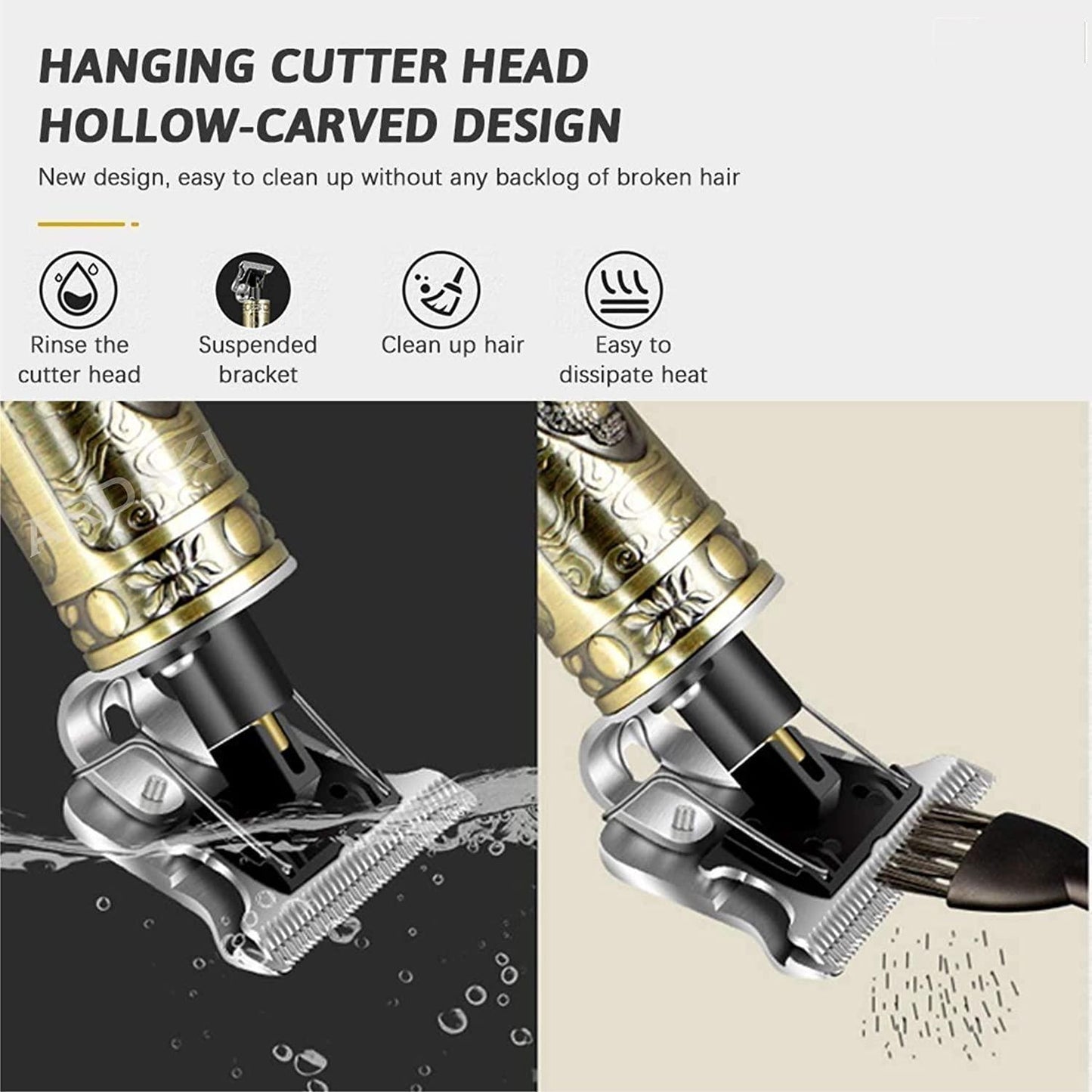 Hair Trimmer For Men Buddha Style Trimmer, Professional Hair Clipper